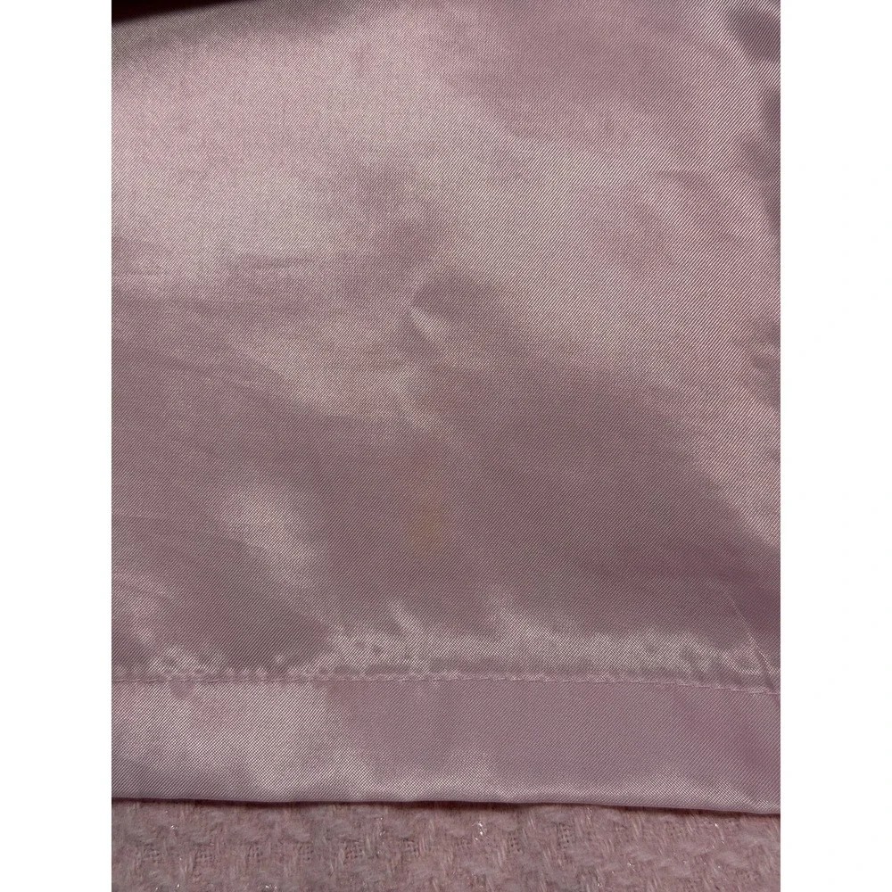 Worthington Pea‎ Coat Womens Medium Pink Tweed Wool Blend Lined Preppy Academia - Picture 9 of 11